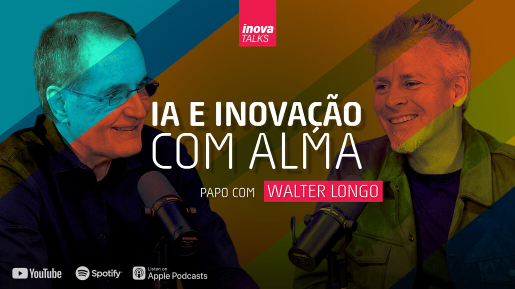Em entrevista ao InovaTalks, Walter Longo discute inteligência artificial, o papel da curiosidade, soft skills, conselhos estratégicos e o futuro da inovação. Um conteúdo essencial para líderes, educadores e profissionais da nova economia.